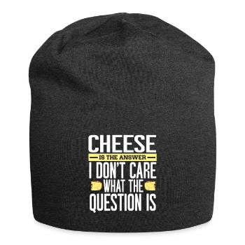 Fromagerie Amateur de fromage - Bonnet en jersey - charbon - Devant