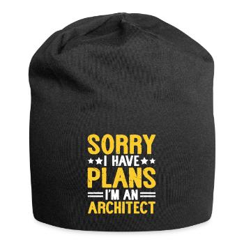 Architecte - Bonnet en jersey - noir - Devant