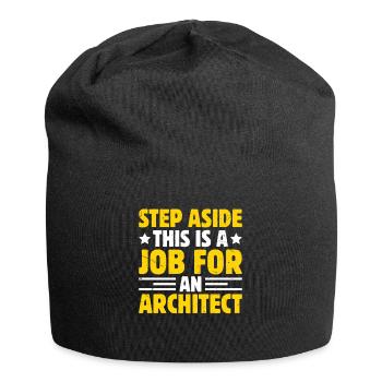 Architekt - Jersey-Beanie - Schwarz - Vorne