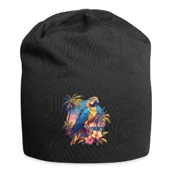 Perroquet Perroquet Perroquet - Bonnet en jersey - noir - Devant