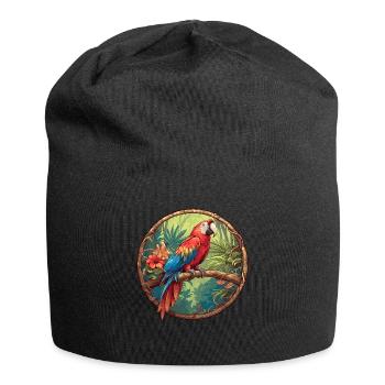 Perroquet Perroquet Perroquet - Bonnet en jersey - noir - Devant