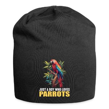Perroquet Perroquet Perroquet - Bonnet en jersey - noir - Devant