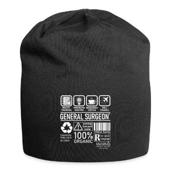 General Surgeon multi tasking problem solving - Jersey-Beanie - Schwarz - Vorne