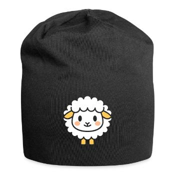 Schaf - Jersey-Beanie - Schwarz - Vorne