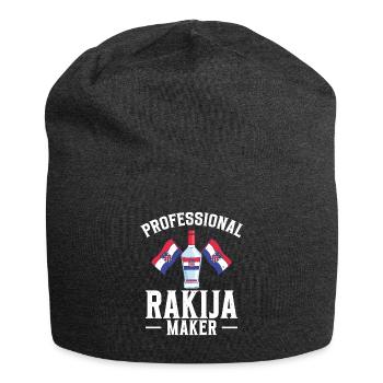 Professional Rakija Maker - Jersey Beanie - charcoal grey - Front
