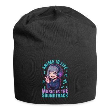 Anime & Music Kawaii - Jersey Beanie - black - Front