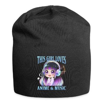 Anime & Music Kawaii - Jersey Beanie - black - Front