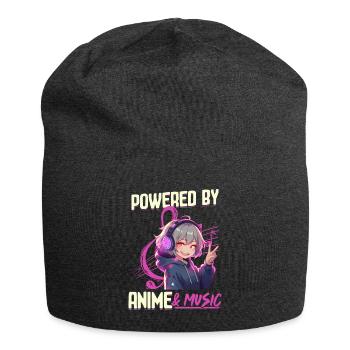 Anime & Music Kawaii - Jersey Beanie - charcoal grey - Front