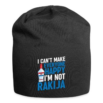Ich Kann Nicht Alle Glücklich Machen, Ich Bin - Jersey-Beanie - Schwarz - Vorne