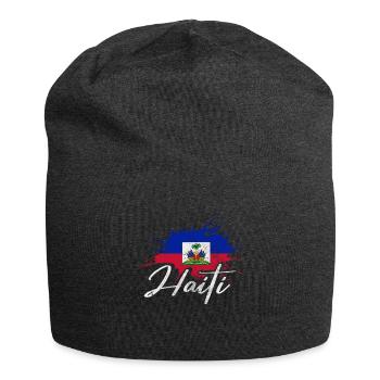 Haiti - Jersey-Beanie - Anthrazit - Vorne