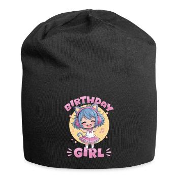 Anime & Cats Kawaii - Jersey Beanie - black - Front