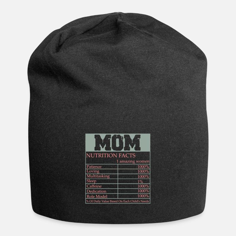 Mama - Jersey-Beanie - Schwarz