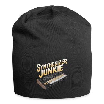 Synthétiseur Junkie Design - Bonnet en jersey - noir - Devant