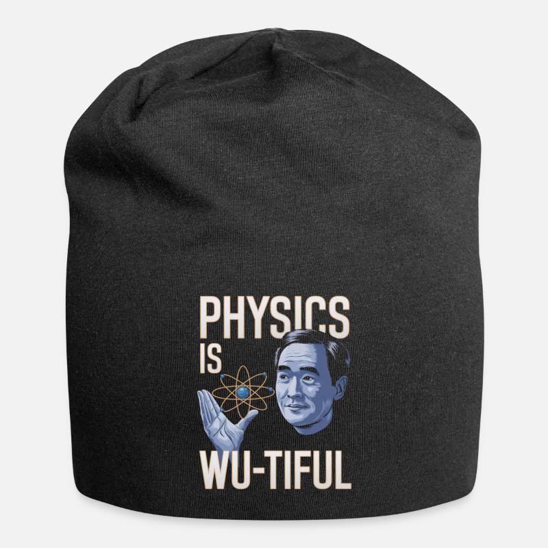 Physics Is Wu-tiful Design - Jersey Beanie - black