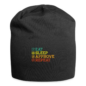 Lustiger Zitat Steuerberater Unternehmer - Jersey-Beanie - Schwarz - Vorne