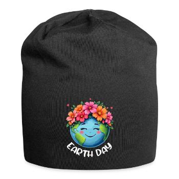 Earth Day Is Ever Day Climate Nature Environment Earth - Jersey Beanie - black - Front