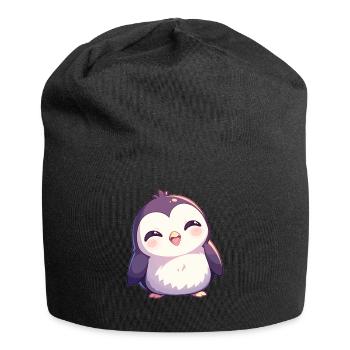 Pinguine Pinguin - Jersey-Beanie - Schwarz - Vorne