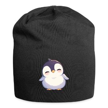 Pinguine Pinguin - Jersey-Beanie - Schwarz - Vorne