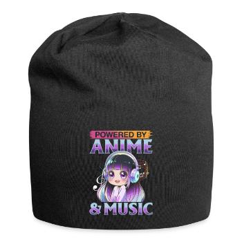 Anime et musique Kawaii - Bonnet en jersey - noir - Devant