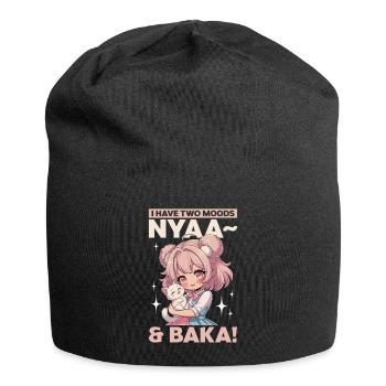 Anime & Cats Kawaii - Jersey Beanie - black - Front