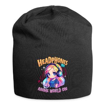 Anime & Music Kawaii - Jersey Beanie - black - Front