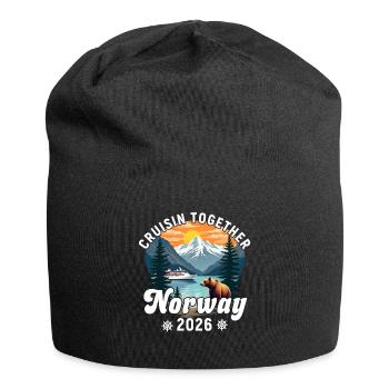 Norwegen Kreuzfahrt 2026 – Cruisin Together - Jersey-Beanie - Schwarz - Vorne