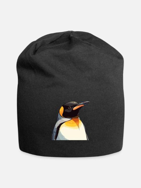 Pinguine Pinguin - Jersey-Beanie - Schwarz