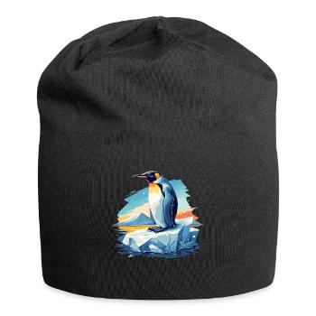 Pinguine Pinguin - Jersey-Beanie - Schwarz - Vorne