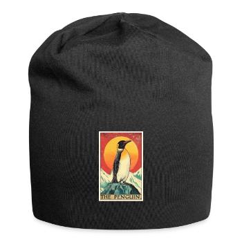 Pinguine Pinguin - Jersey-Beanie - Schwarz - Vorne