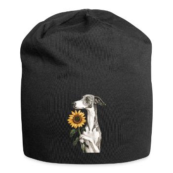 Windhund - Jersey-Beanie - Schwarz - Vorne