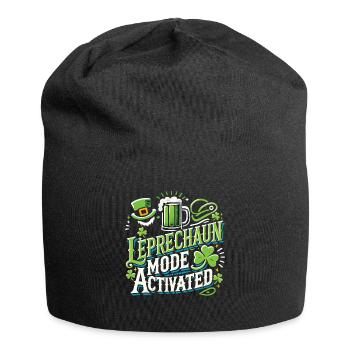 Leprechaun Mode Activates St. Patrick's Day - Jersey Beanie - black - Front