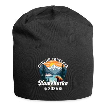 Kreuzfahrt Kamchatka 2025 - Jersey-Beanie - Schwarz - Vorne