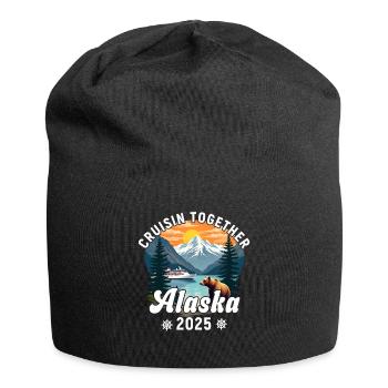 Cruise Alaska 2025 - Jersey Beanie - black - Front