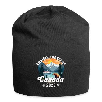 Kreuzfahrt zusammen Kanada 2025 - Jersey-Beanie - Schwarz - Vorne