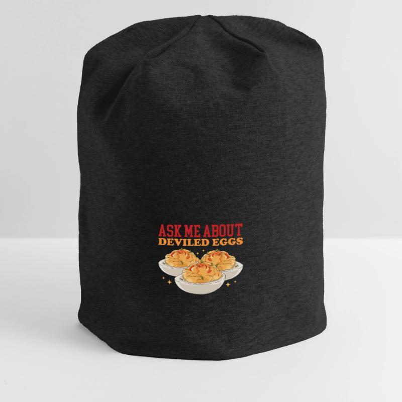 Stuffed Eggs Deviled Eggs Gift Jersey Beanie