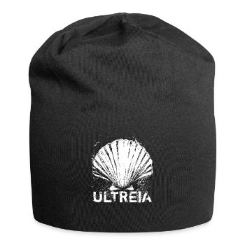Ultreia, scallop, Santiago de Compostela - Jersey Beanie - black - Front
