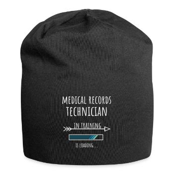 Medical Records Technician in Training Profession - Jersey Beanie - black - Front