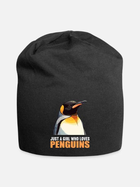 Pinguine Pinguin - Jersey-Beanie - Schwarz