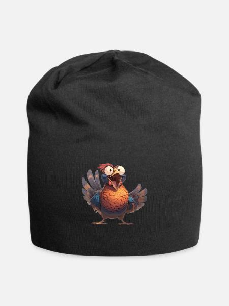 Fasane Fasan - Jersey-Beanie - Schwarz