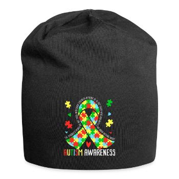 Autism Awareness - Jersey Beanie - black - Front