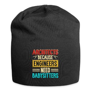 Architekt - Jersey-Beanie - Schwarz - Vorne