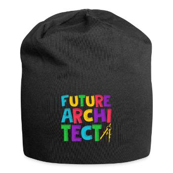 Architecte - Bonnet en jersey - noir - Devant