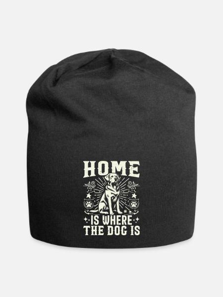 Cadeaux de maman chien pour femmes - Bonnet en jersey - noir