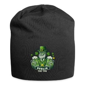 Dublin The Fun St. Patrick's Day Style - Jersey Beanie - black - Front