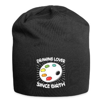 Drôle d’Art Peintre Amant Depuis Naissance Dessin Cadeau - Bonnet en jersey - noir - Devant