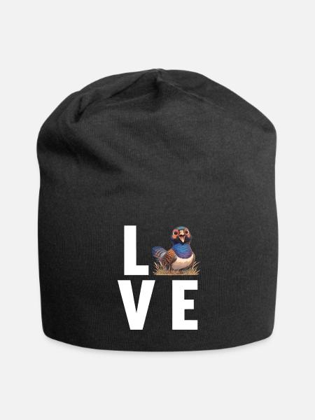 Fasane Fasan - Jersey-Beanie - Schwarz