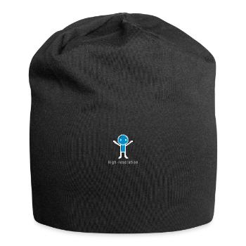 High Resolution Pixel Male Absurd Humor - Jersey Beanie - black - Front