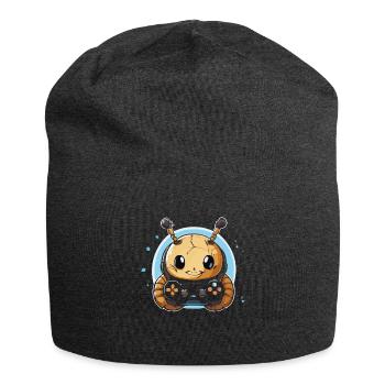 Alle Coolen Leute Züchten Winzige Dinosaurier - Jersey-Beanie - Anthrazit - Vorne