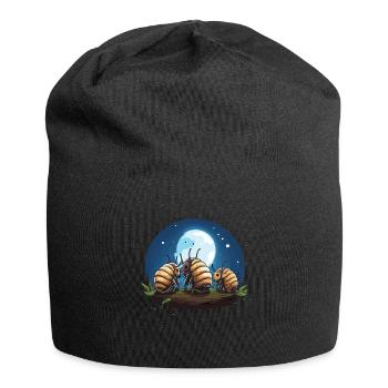 Alle Coolen Leute Züchten Winzige Dinosaurier - Jersey-Beanie - Schwarz - Vorne