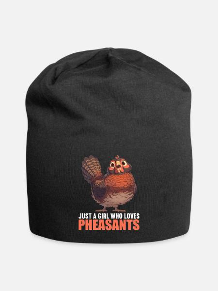 Fasane Fasan - Jersey-Beanie - Schwarz